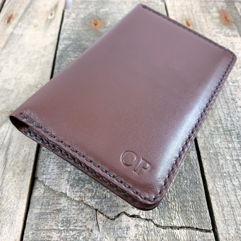 Kangaroo Leather Passport Wallet 7495