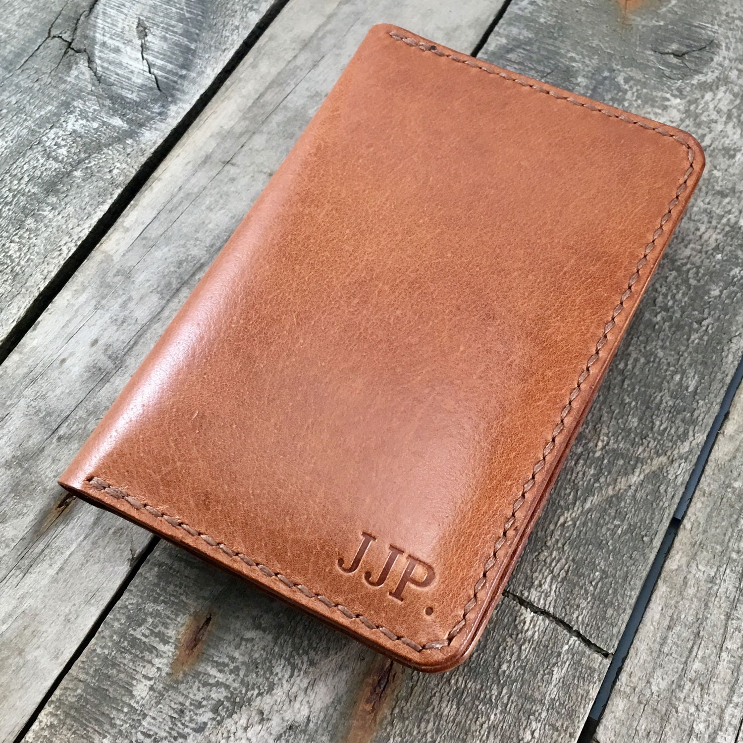 Kangaroo Leather Passport Wallet – Lazy 3 Leather Co
